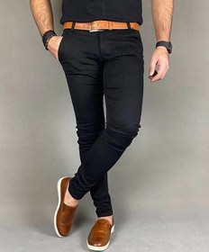 تصویر شلوار کتان مشکی مردانه New and special men's cotton pants