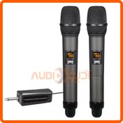 تصویر میکروفن بیسیم 2 کانال فونیکس PHOENIX PH-10000 Microphone Phoenix PH-10000