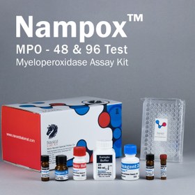 تصویر کیت اندازه گیری فعالیت میلو پراکسیداز (MPO) محصول نوند سلامت Nampox™-Myeloperoxidase Assay Kit