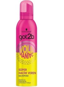 تصویر فوم مو اورجینال برند Schwarzkopf مدل Volumaniac Saç Köpük 250 ml کد 40266004 