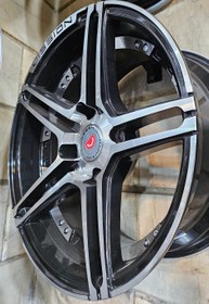 تصویر رینگ اسپرت سایز۱۵ (۱۰۸×۴) رختراش مشکی Sport wheel size 15"(4×108) MB