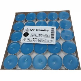 تصویر شمع وارمر آبی رنگ 50عددی otcandle(اوت کندل) 