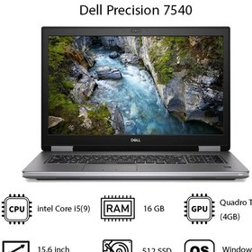 تصویر لپ تاپ Dell Precision 7540 