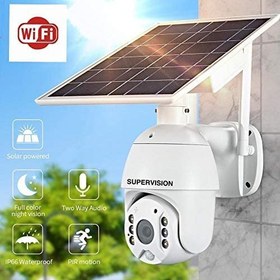 تصویر دوربین مدار بسته سیم کارت خور SOLAR BATTERY POWERED PTZ باتری خورشیدی 