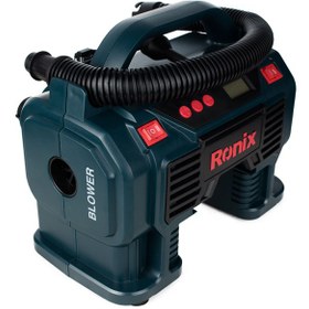 تصویر مینی کمپرسور سه کاره فندکی رونیکس با کیف مدل RH-4260B RONIX RH 4260B Mini Air Compressor