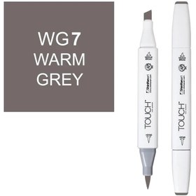 تصویر ماژیک تاچ (Touch) بدنه سفید شماره Wg7 Warm Grey ماژیک راندو مدل ماژیک تاچ (Touch) بدنه سفید شماره Wg7 Warm Grey