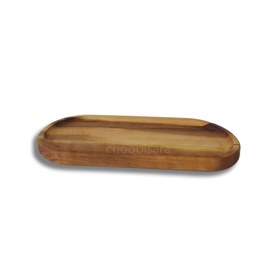 تصویر قیمت و خرید اردو خوری چوبی بیضی مدل T0161 - چوبی سرا 