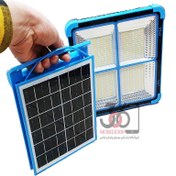 تصویر پروژکتور خورشیدی 200 وات UXI BL-911 دارای پنل خورشیدی جدا شونده Solar projector 200w UXI BL-911