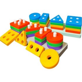 تصویر بازی آموزشی مونتی ۲۰ تکه مناسب خردسال و کودک 