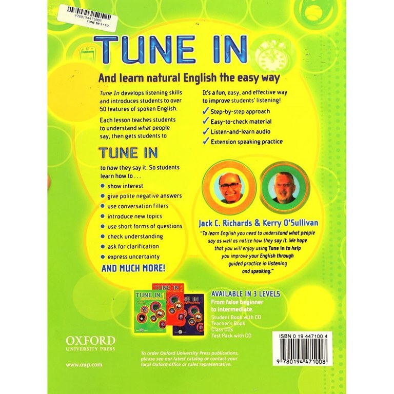 خرید و قیمت Tune In 1: Learning English Through Listening (Student 