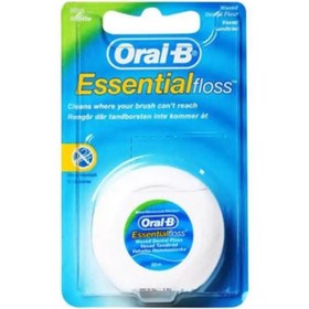 تصویر نخ دندان اورال بی نعناع اصلی و اورجینال مدل ESSENTIAL FLOSS 