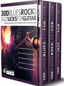 تصویر 300Blues Rock and Jazz Licks for Guitar 