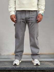 تصویر شلوار کتان نیم بگ 