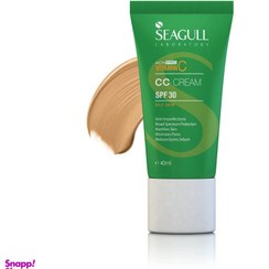 تصویر کرم رنگی متعادل کننده چربی پوست Spf30 سی گل حجم 40 میلی لیتر 