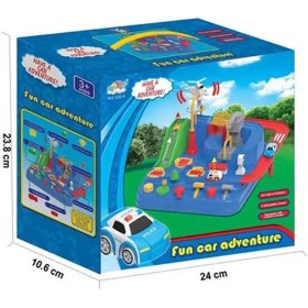 تصویر پارکینگ دست ورزی مکانیزه ۶ عملکردی با هلیکوپتر و ۲ ماشین 