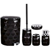 تصویر ست سرویس بهداشتی زیبا مدل دایموند کروم 