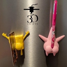 تصویر مگنت باب اسفنجی 