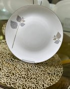 تصویر سرویس غذاخوری مقصود ۲۶ پارچه ارکوپال طرح شاخه نبات لب طلا مناسب ۶ نفر 