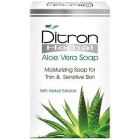 تصویر صابون آلوئه ورا مناسب پوست حساس دیترون 110 گرم Ditron Aloe Vera Soap For Sensitive Skin 110 g