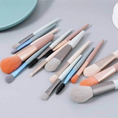 تصویر ست براش ۸تیکه مینی پک - رنگ زرد طلایی 8-piece mini brush