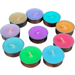 تصویر شمع وارمر نگین بسته 100 عددی رنگ جور 