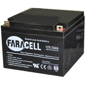 تصویر باتری یو پی اس 12 ولت 28 آمپر فاراتل Faratel 12V28AH CSB VRLA Battery