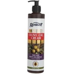 تصویر کرم پمپی مرطوب کننده رینوزیت (Renuzit) مدل Olive Oil حجم 500 میلی لیتر Renuzit moisturizing pump cream Olive Oil model 500 ml