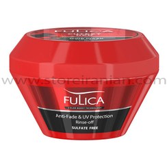 تصویر ماسک مو تقویت کننده و نرم کننده موهای قرمز فولیکا حجم 300 میلی لیتر Fulica Cutest Red Nourishing and Deep Conditioning Hair Mask 300ml