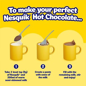 تصویر پودر کاکائو نسکوئیک ترکیه Nestle Nesquik HOT Chocolate 