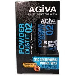 تصویر پودر حالت دهنده مو شماره 02 وزن 20 گرمی آگیوا ا Agiva Powder Dust It 02 20gr Agiva Powder Dust It 02 20gr