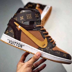 Off white x shop louis vuitton jordan 1