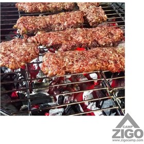 تصویر باربیکیو، آتشدان کوچک سه پایه Tripod barbecue