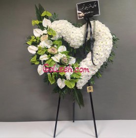 تصویر تاج گل قلبی 