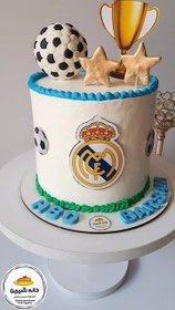 تصویر کیک رئال مادرید مدل یک 