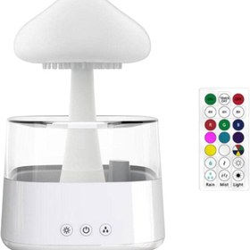 تصویر چراغ خواب اسپیکر دار قارچی بارانی 