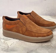 تصویر کفش نبوک مردانه زیره پیو بسیار سبک - عسلی / ۴۰ 