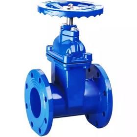 تصویر شیر فلکه چدنی زبانه لاستیکی ویگ ۳ اینچ ( DN ۸۰) 