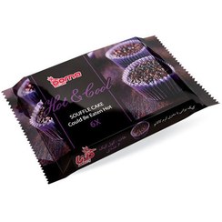 تصویر کیک براونی با مغز کرم کاکائو هات اند کول 6 عددی درنا 180 گرم 