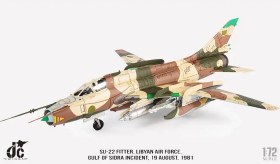 تصویر ماکت جنگنده سوخو 22 نیروی هوایی لیبی | JC Wings 1:72 Sukhoi Su-22M3 Fitter-H Libyan Air Force 