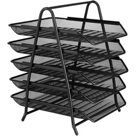 تصویر کازیه پنج طبقه توری فلزی 