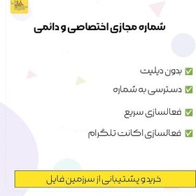 تصویر شماره مجازی اختصاصی و دائمی برای تلگرام و سایر شبکه های اجتماعی بدون دیلیتی + دسترسی به شماره 