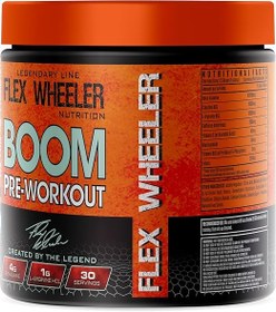 تصویر پمپ 30 سروینگ فلکس ویلر FLEX WEELER BOOM PRE WORKOUT ٣٠ Servings FLEX WEELER