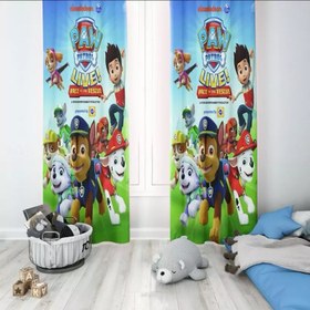 تصویر پرده کودک سگهای نگهبان 