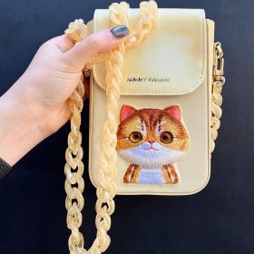 تصویر کیف نیمی nimmy مدل Yellow Cat اورجینال Original yellow cat nimmy half bag