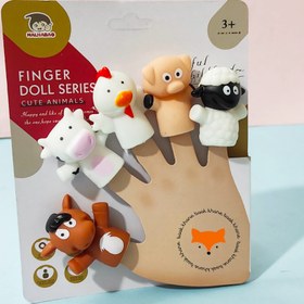 تصویر عروسک انگشتی سیلیکونی - شماره Finger puppets