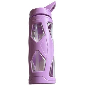 تصویر قمقمه دوچرخه مدل پنج ضلعی | مشکی | 