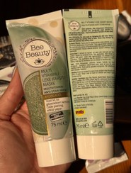 تصویر ماسک صورت bee beauty - خاک رس سبز مولتی ویتامین ضدلک Bee beauty