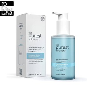 تصویر ژل شوینده آبرسان پیورست سولوشن The Purest Solution hydrating gentle facial cleanser