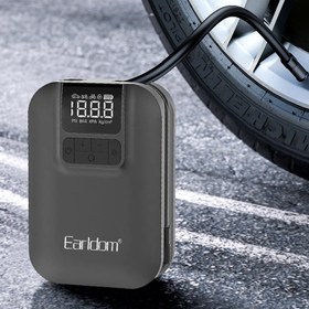 تصویر پمپ باد شارژی ارلدام مدل ET-V2 با نمایش دیجیتال 