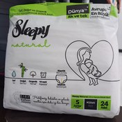 تصویر پوشک شورتی Sleepy Natural سایز 5 بسته 24 عددی (11-18 کیلویی) محصول ترکیه جنس اعلاء 